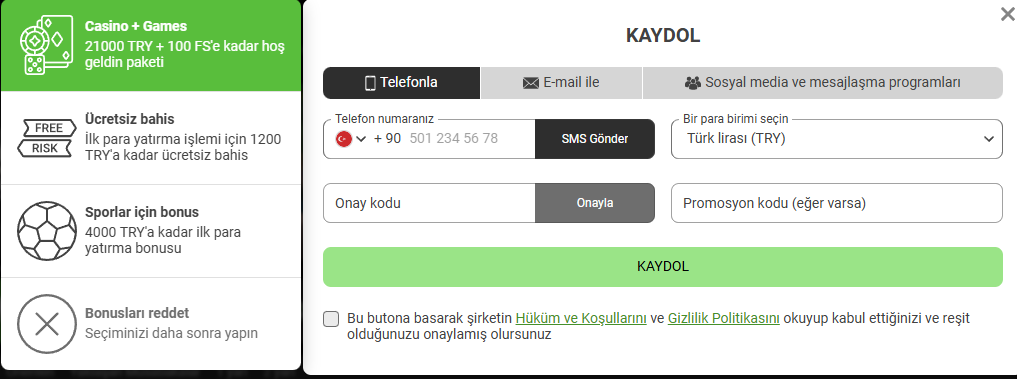 Fansport Giriş