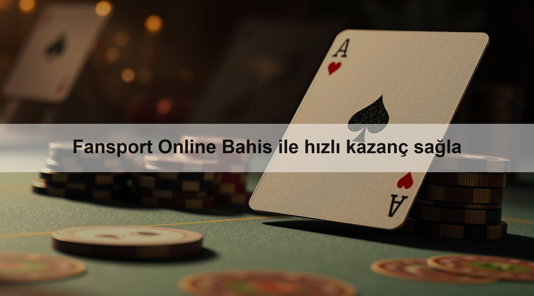 Fansport Online Bahis ile hızlı kazanç sağla